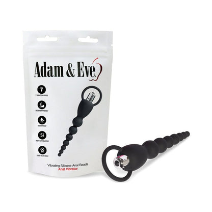 Adam & Eve Vibrating Silicone Anal Beads (Bag Packaging) 