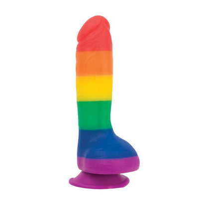 B.M.S. Enterprises Addiction Justin 8" Dildo - Rainbow 2