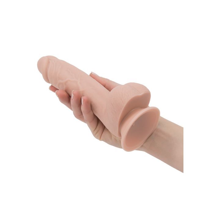 B.M.S. Enterprises Addiction Mark 7.5" Dildo - Beige 3