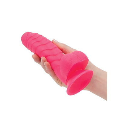 B.M.S. Enterprises Addiction Tom 7" Dildo - Hot Pink 3