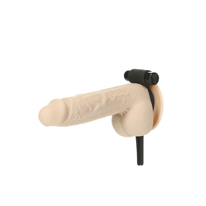 B.M.S. Enterprises Bolo Bullet Vibrating Adjustable Cock Tie - Black 4