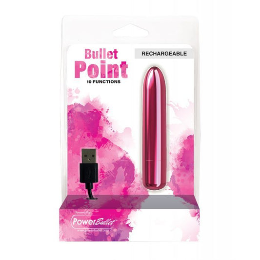B.M.S. Enterprises Bullet Point Rechargeable Bullet - 10 Functions 1