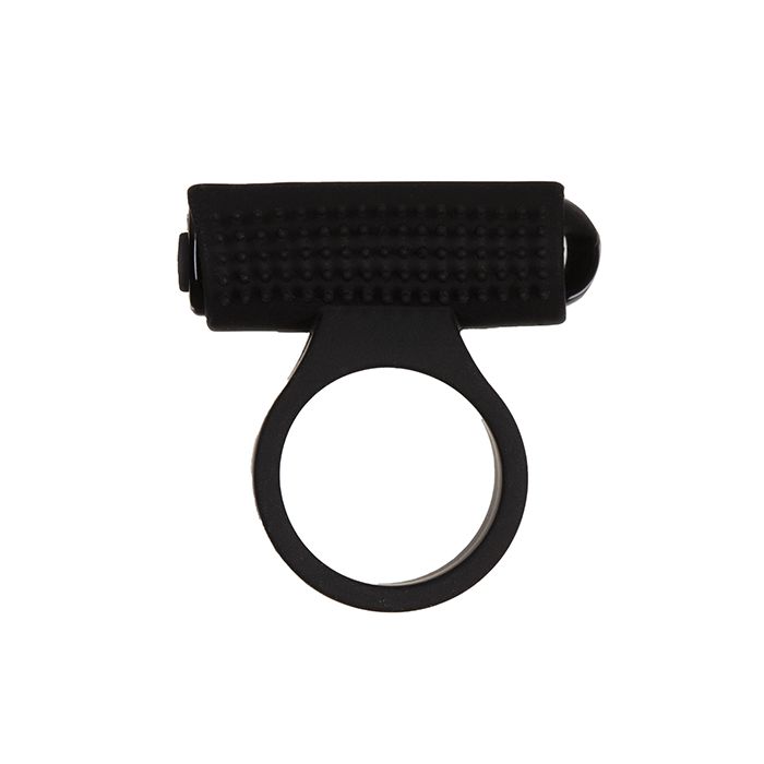 B.M.S. Enterprises Cosmic Cock Ring w/Rechargeable Bullet - 9 Functions Black 2