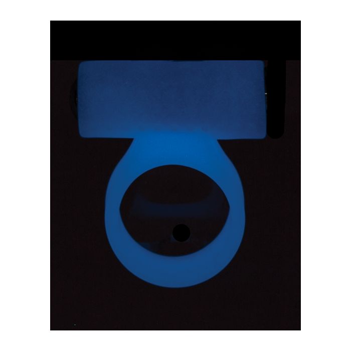 B.M.S. Enterprises Cosmic Cock Ring w/Rechargeable Bullet - 9 Functions Glow in the Dark 4