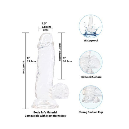 B.M.S. Enterprises Crystal Addiction Dong - Clear 3