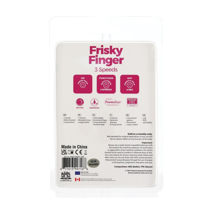 B.M.S. Enterprises Frisky Finger Unisex Stimulator 3