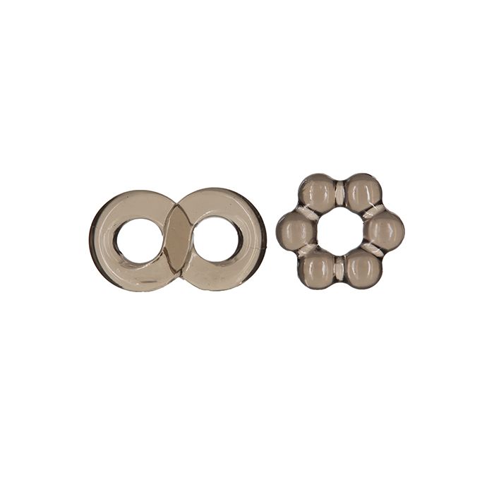 B.M.S. Enterprises Got Big Dick 2 Pack Cock Rings - Black 2