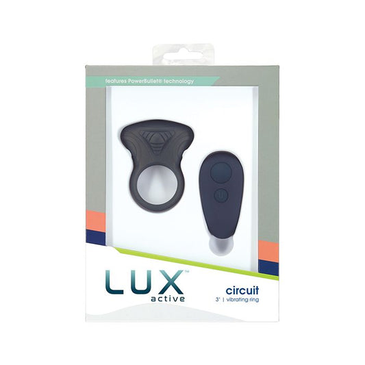 B.M.S. Enterprises Lux Active Circuit Vibrating Ring - Dark Blue 