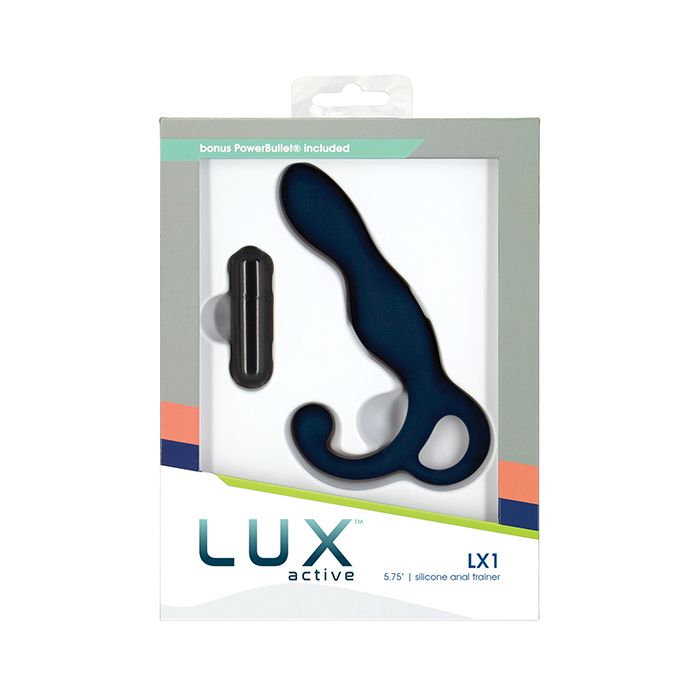 B.M.S. Enterprises Lux Active LX1 5.75" Silicone Anal Trainer - Dark Blue 