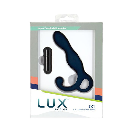B.M.S. Enterprises Lux Active LX1 5.75" Silicone Anal Trainer - Dark Blue 