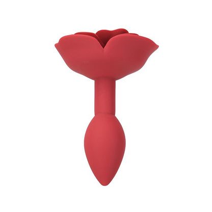 B.M.S. Enterprises Lux Active Red Rose Silicone Anal Plug 2
