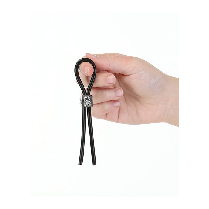 B.M.S. Enterprises Lux Active Tether Adjustable Cock Tie - Black 2