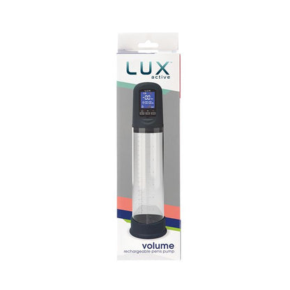 B.M.S. Enterprises Lux Active Volume Rechargeable Penis Pump - Black 