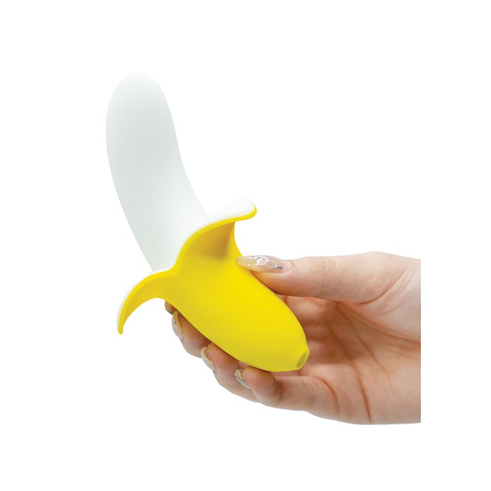 B.M.S. Enterprises Mini Banana Vibrator - Yellow 3