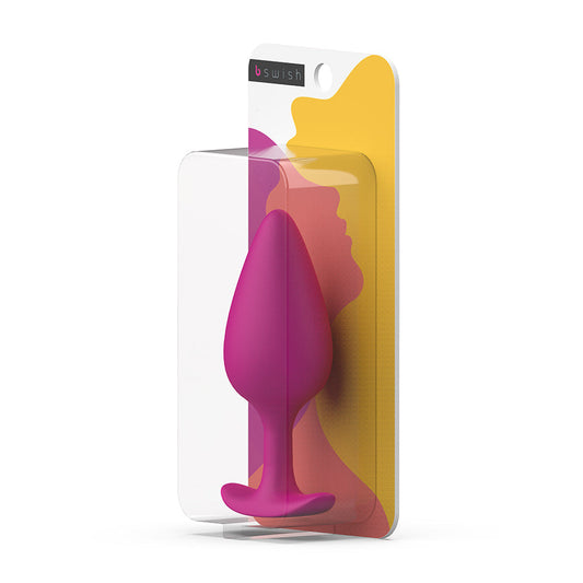 B Swish Bfilled Basic Plus Anal Plug Magenta 