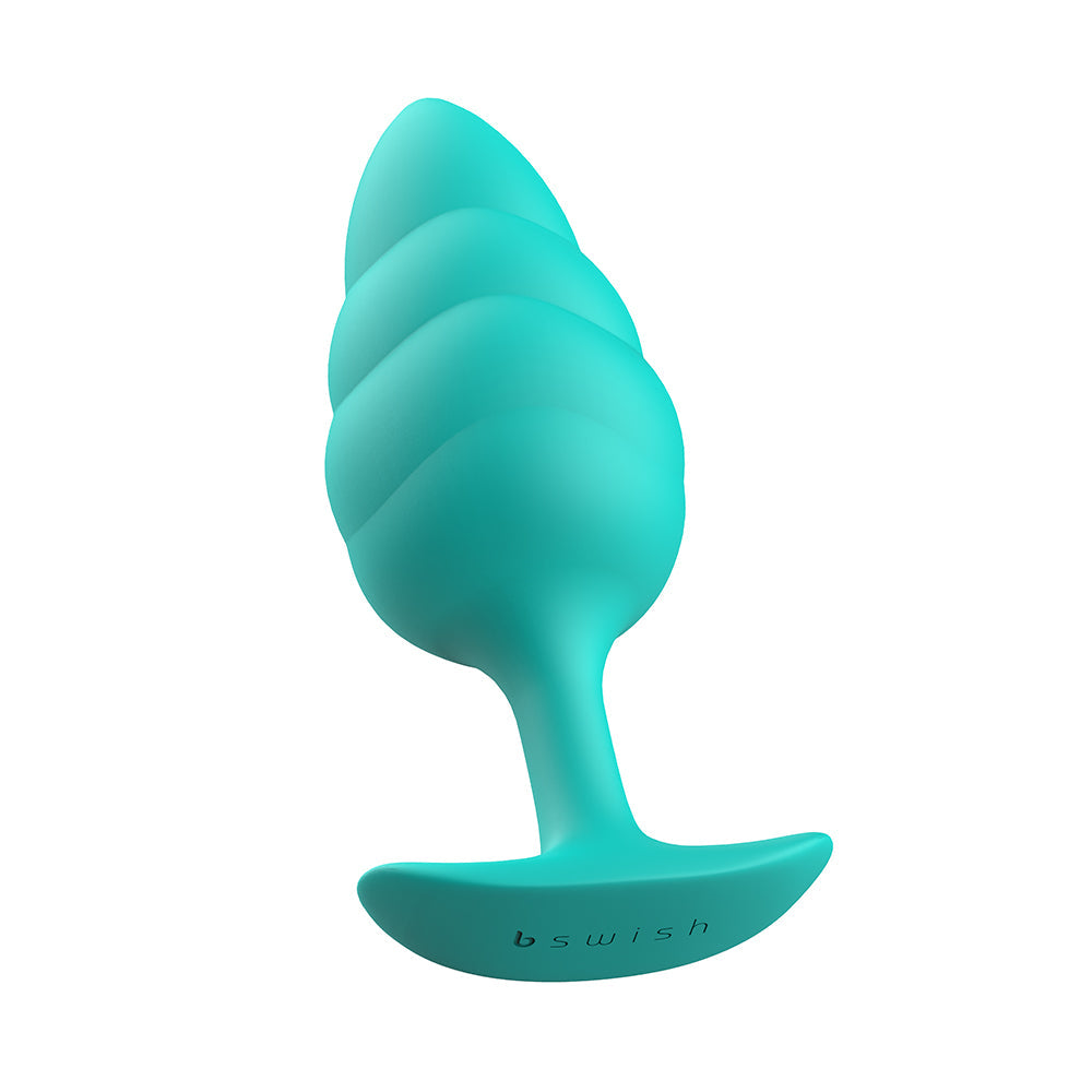 B Swish Bfilled Basic Plus Wave Anal Plug Seafoam2