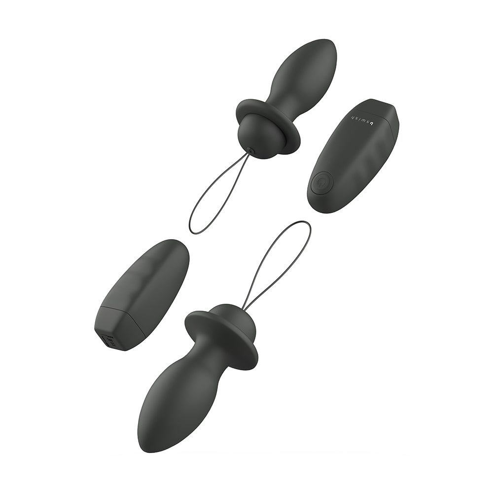 B Swish Bfilled Classic Unleashed Vibrating Plug Black5
