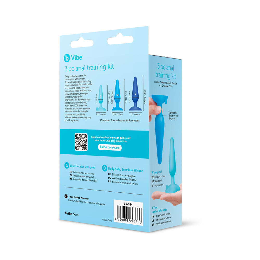 b-Vibe 3-Piece Anal Plug Training Kit10