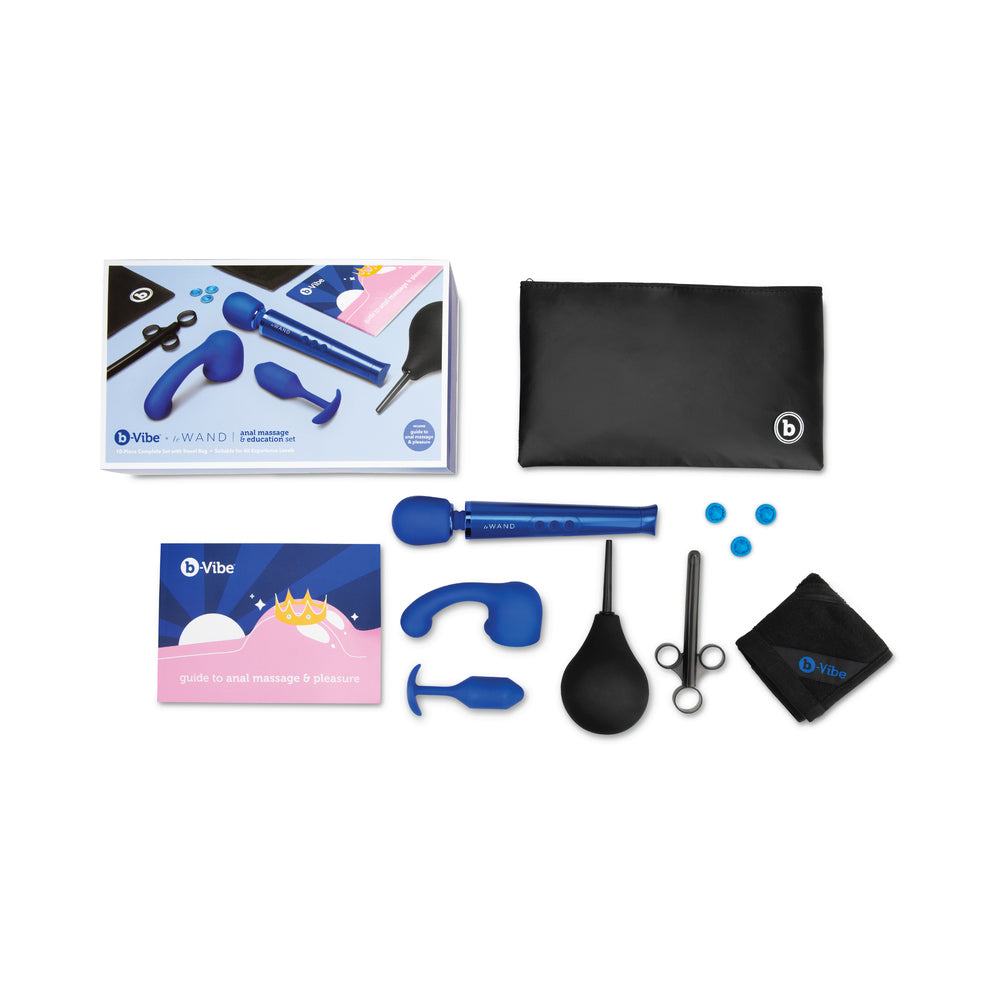b-Vibe Anal Massage & Education Set Blue2