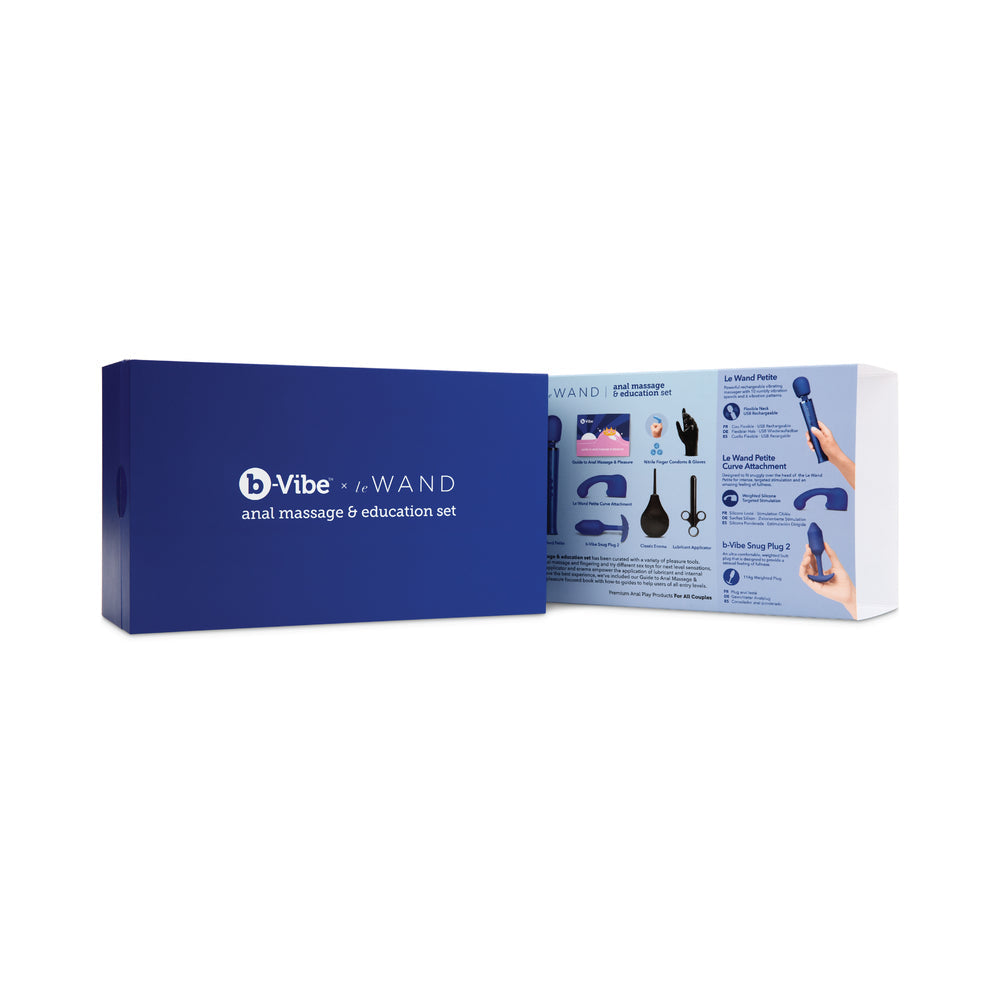 b-Vibe Anal Massage & Education Set Blue8