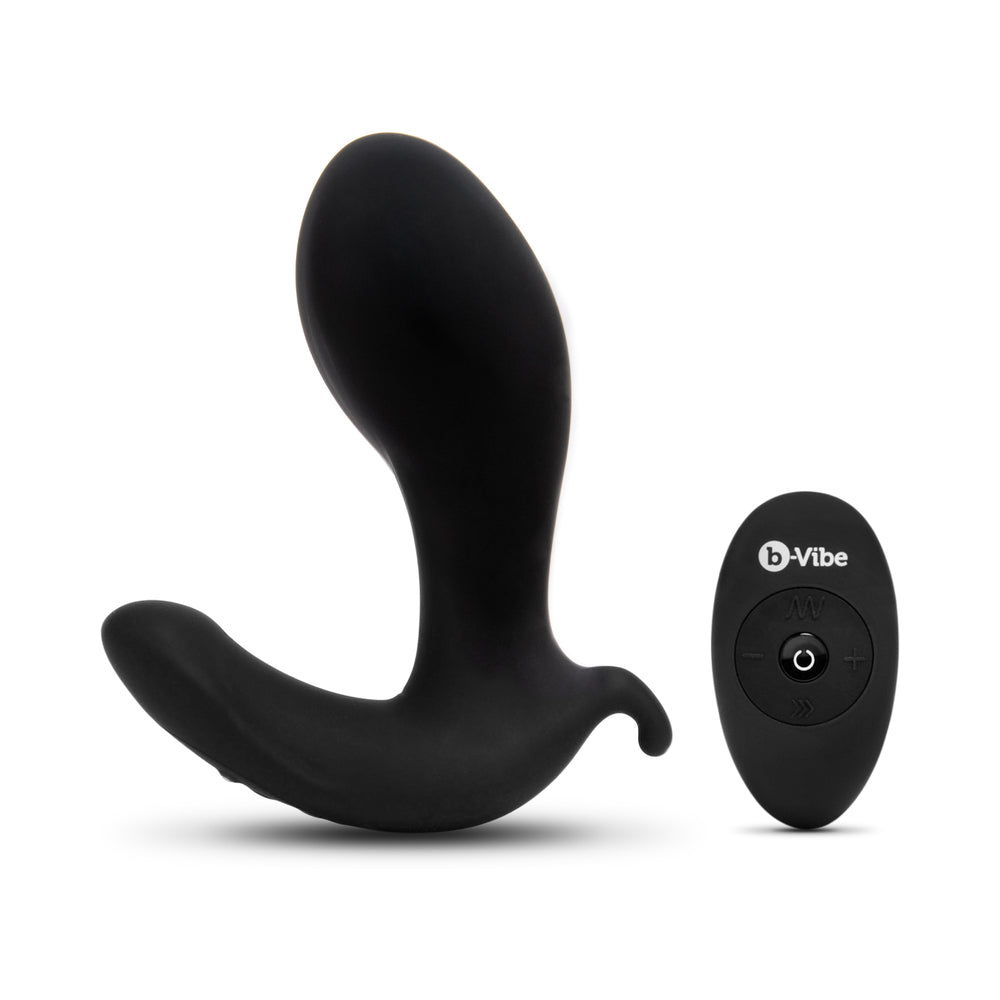 b-Vibe Expand Expanding and Vibrating Remote Control Plug Black3