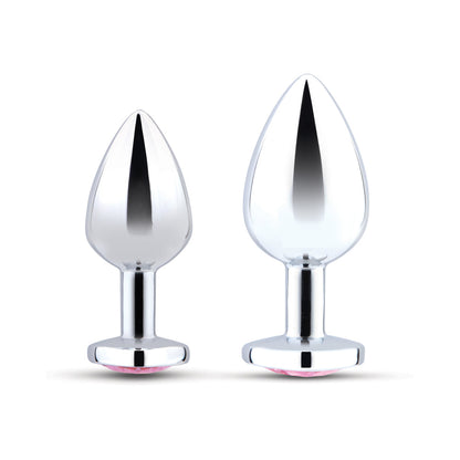 b-Vibe Jewel Metal Training Plug Set1