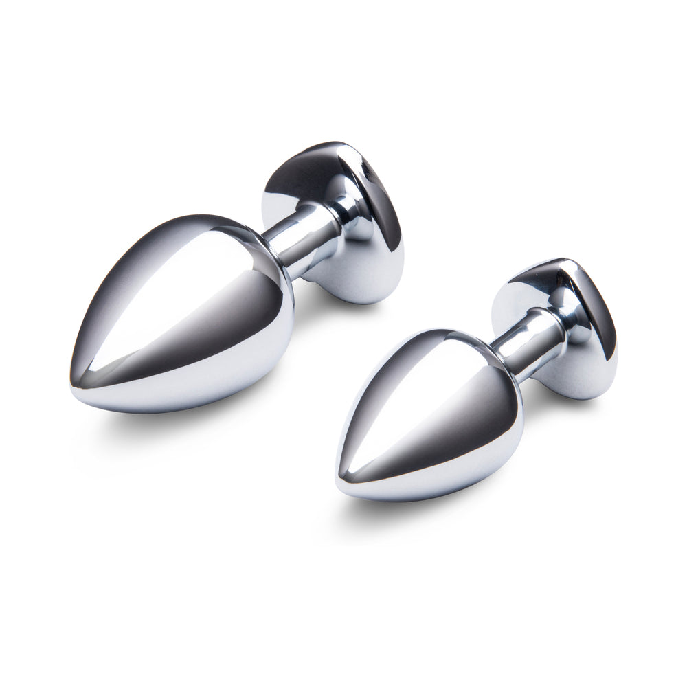 b-Vibe Jewel Metal Training Plug Set3