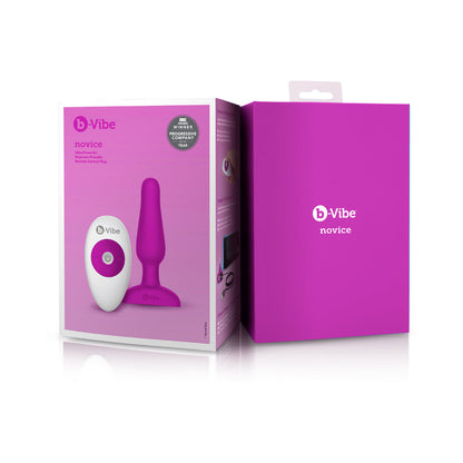 b-Vibe Novice Rechargeable Remote-Controlled Vibrating Silicone Anal Plug12