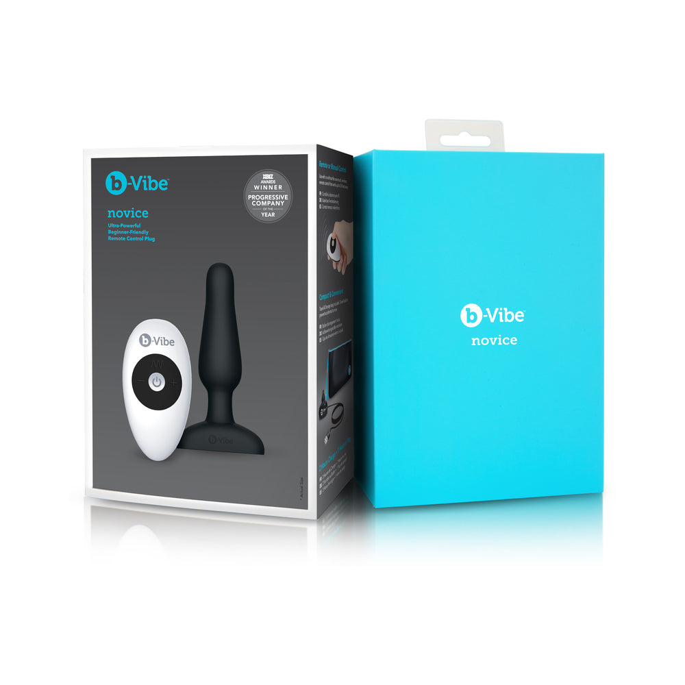 b-Vibe Novice Rechargeable Remote-Controlled Vibrating Silicone Anal Plug2
