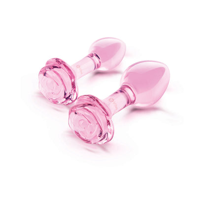 b-Vibe Pink Roses Training Plug Set2