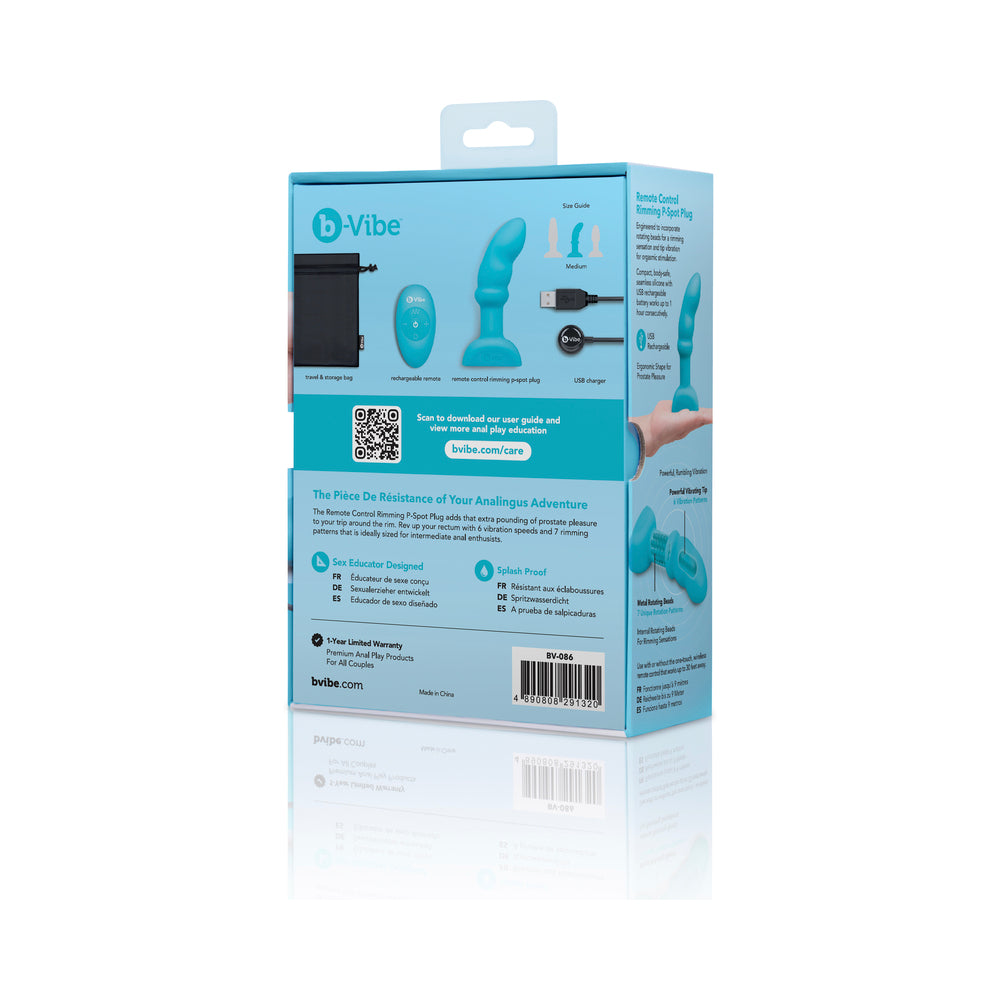 b-Vibe Remote Control Rimming P-Spot Plug9
