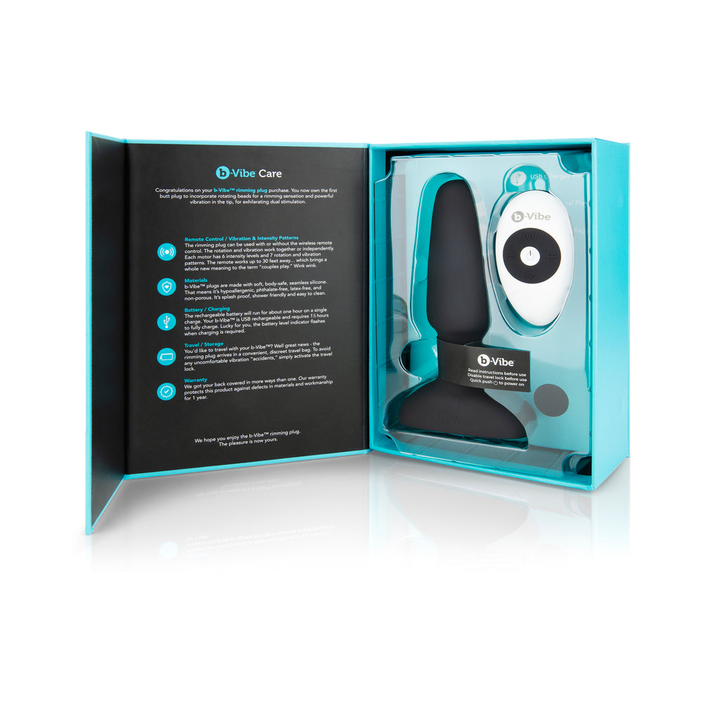 b-Vibe Rimming 2 Rotating and Vibrating Remote Control Plug12