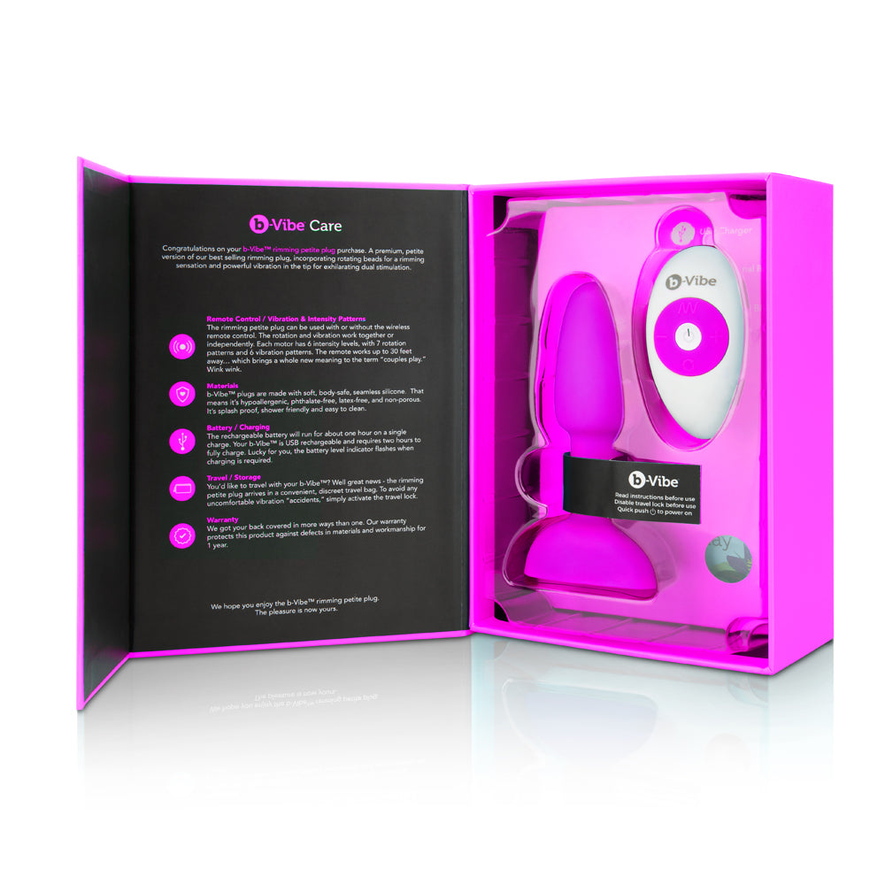b-Vibe Rimming Petite Rotating and Vibrating Remote Control Plug23