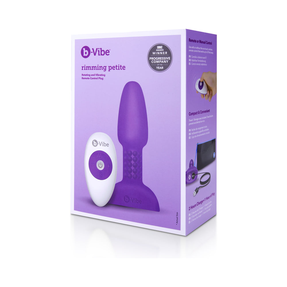 b-Vibe Rimming Petite Rotating and Vibrating Remote Control Plug2