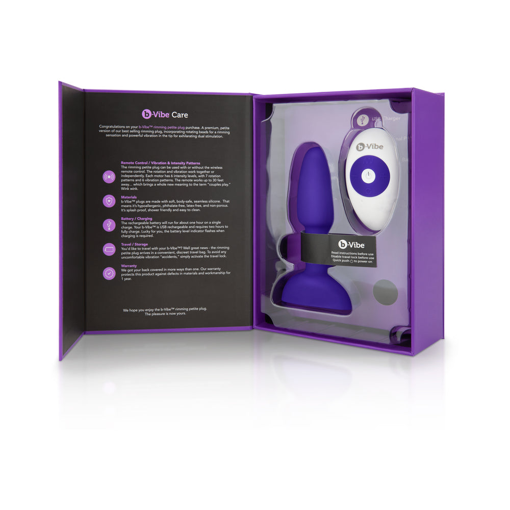b-Vibe Rimming Petite Rotating and Vibrating Remote Control Plug33