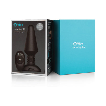 b-Vibe Rimming XL Rotating and Vibrating Remote Control Plug Black10