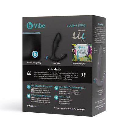b-Vibe Rocker Rocking Weighted Prostate Plug Black9