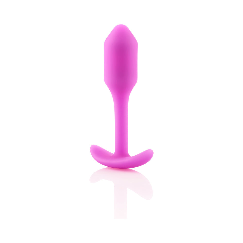 b-Vibe Snug Plug 1 Weighted Silicone Anal Plug11