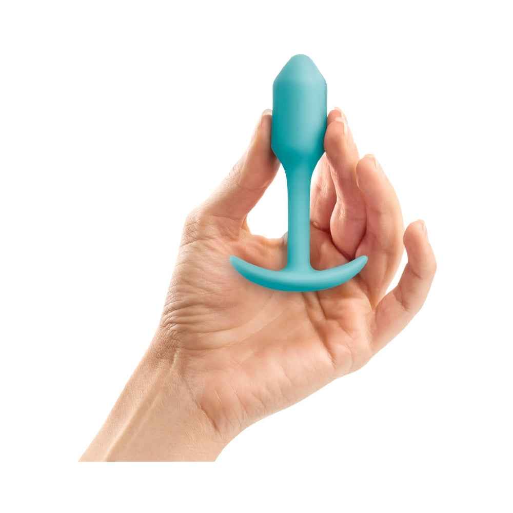 b-Vibe Snug Plug 1 Weighted Silicone Anal Plug18