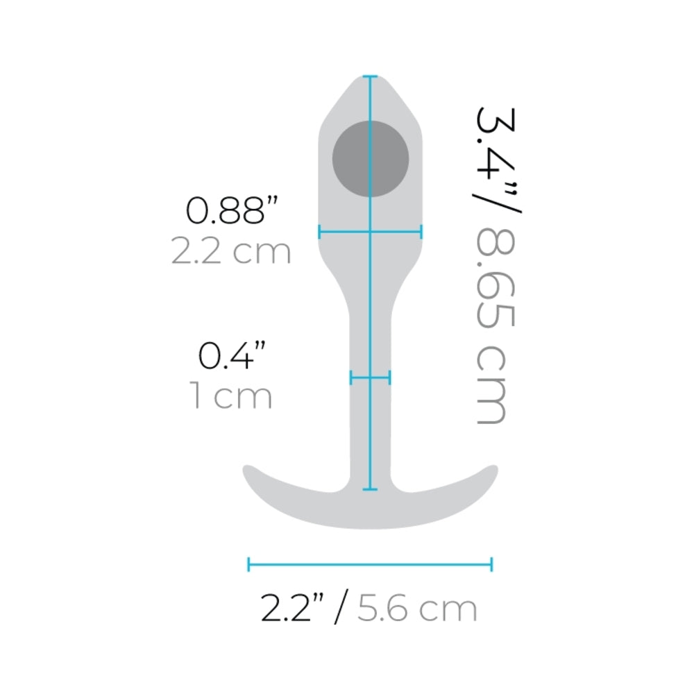 b-Vibe Snug Plug 1 Weighted Silicone Anal Plug25
