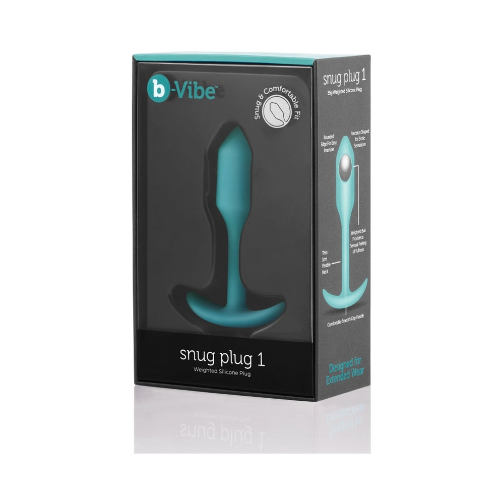 b-Vibe Snug Plug 1 Weighted Silicone Anal Plug2