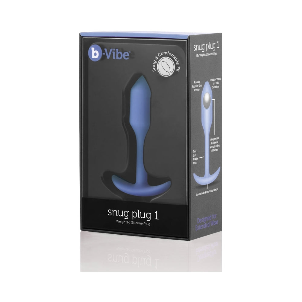 b-Vibe Snug Plug 1 Weighted Silicone Anal Plug3