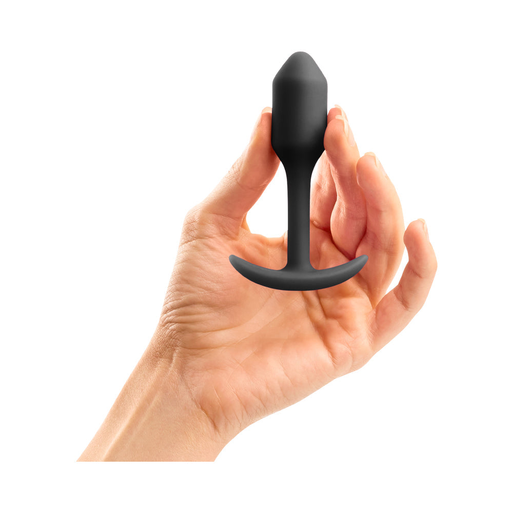 b-Vibe Snug Plug 1 Weighted Silicone Anal Plug8