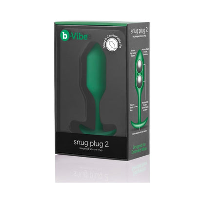 b-Vibe Snug Plug 2 Weighted Silicone Anal Plug2