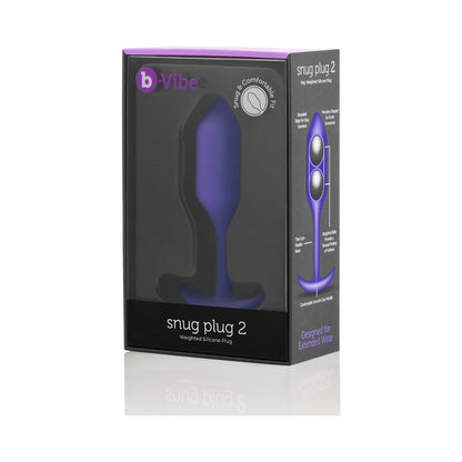 b-Vibe Snug Plug 2 Weighted Silicone Anal Plug3