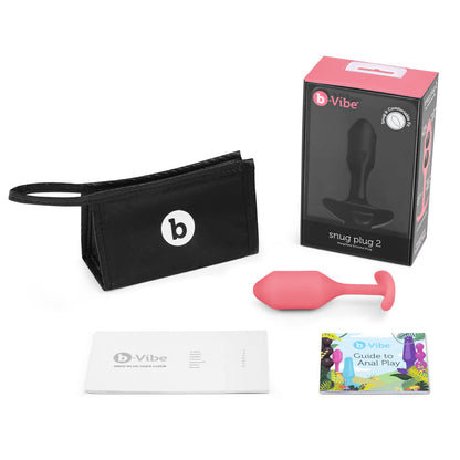 b-Vibe Snug Plug 2 Weighted Silicone Anal Plug9