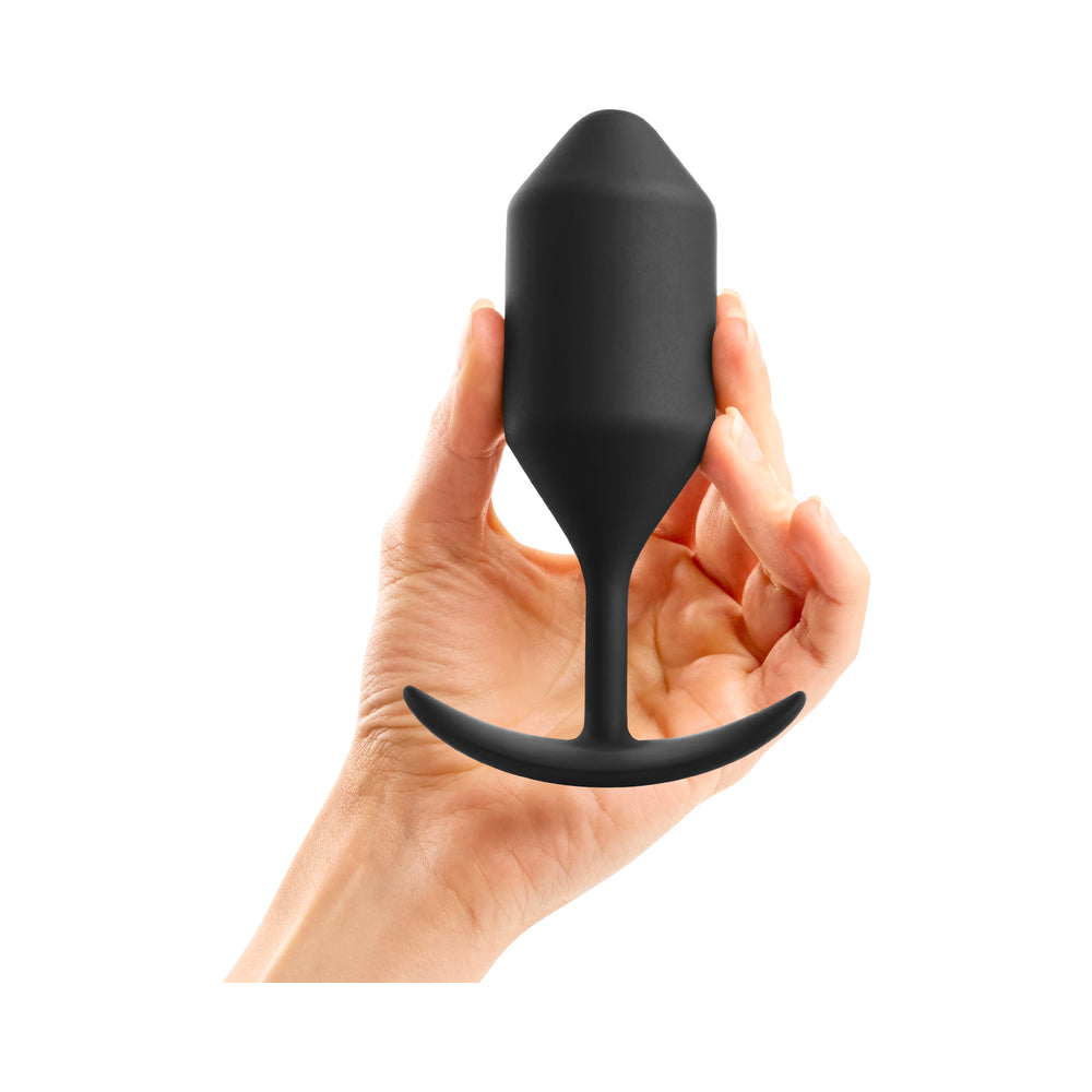 b-Vibe Snug Plug 4 Weighted Silicone Anal Plug13