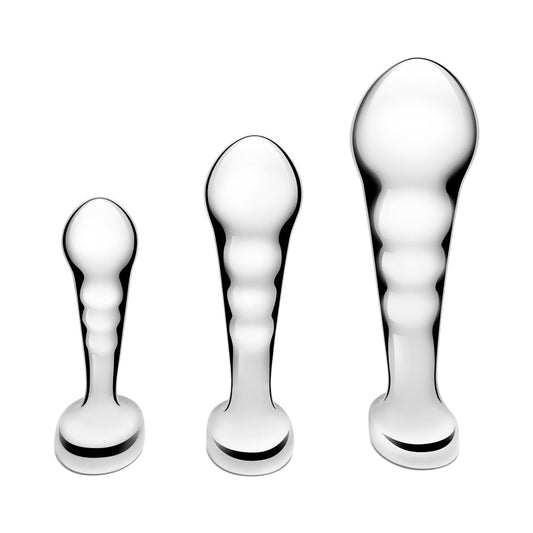 b-Vibe Stainless Steel P-Spot Plug Training Set1