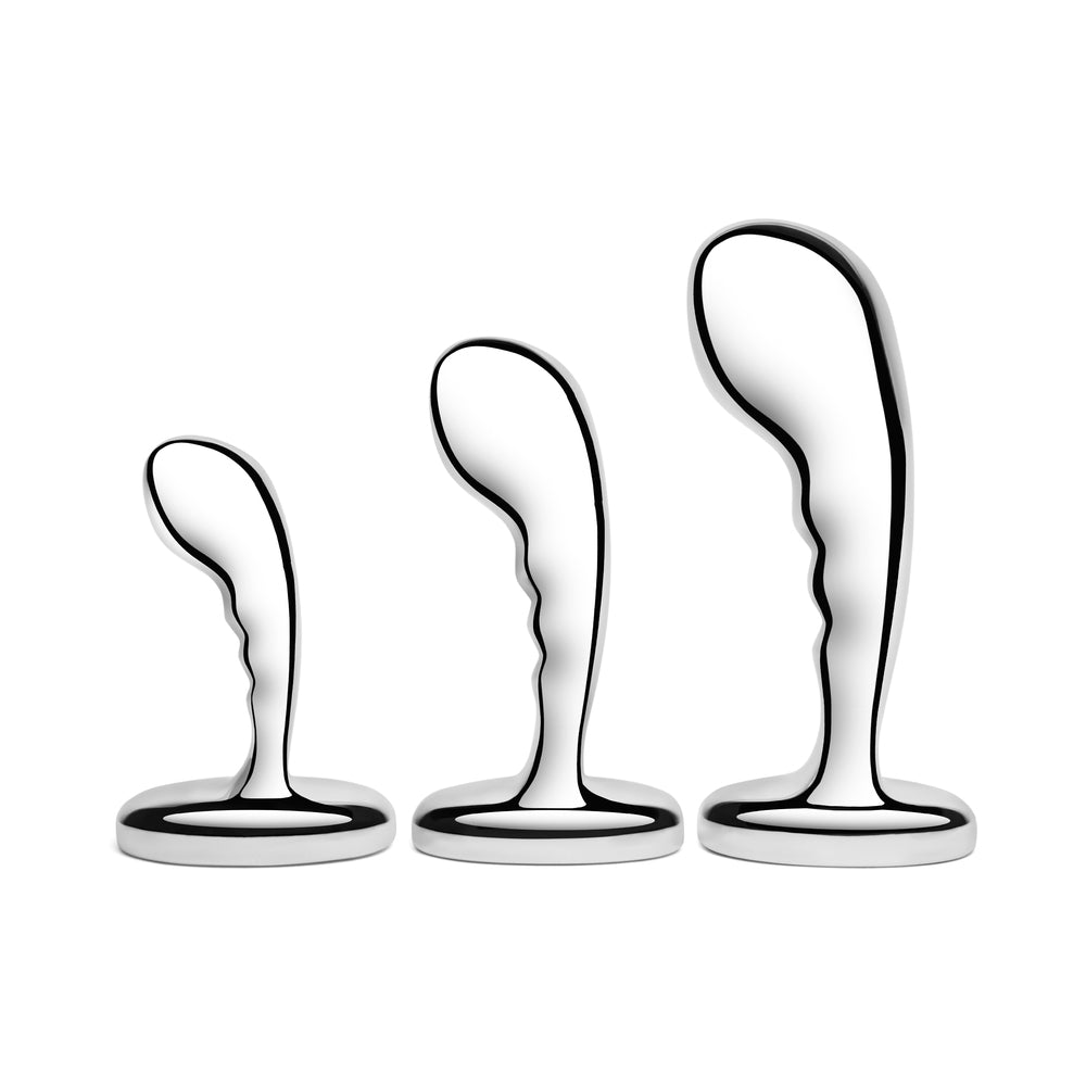 b-Vibe Stainless Steel P-Spot Plug Training Set4