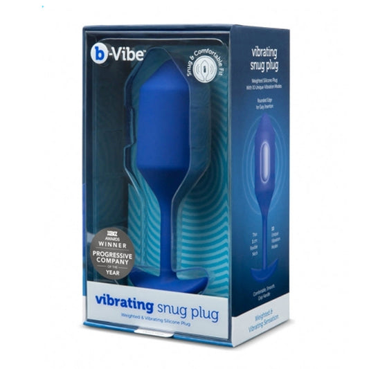 b-Vibe Vibrating Snug Plug 4 Rechargeable Weighted Silicone Anal Plug1